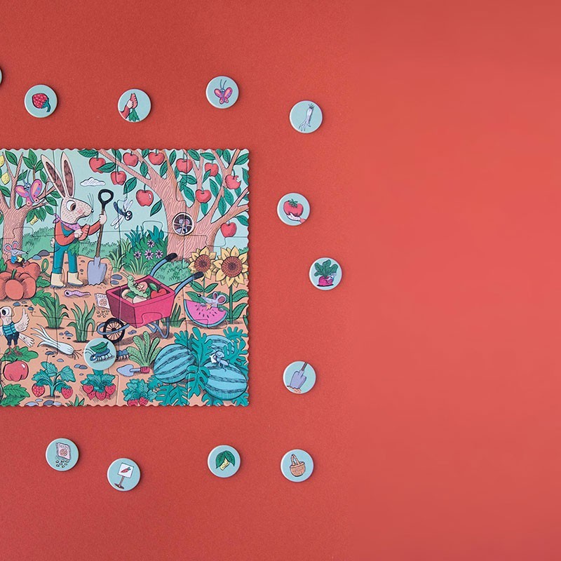 puzzle y juego de observación